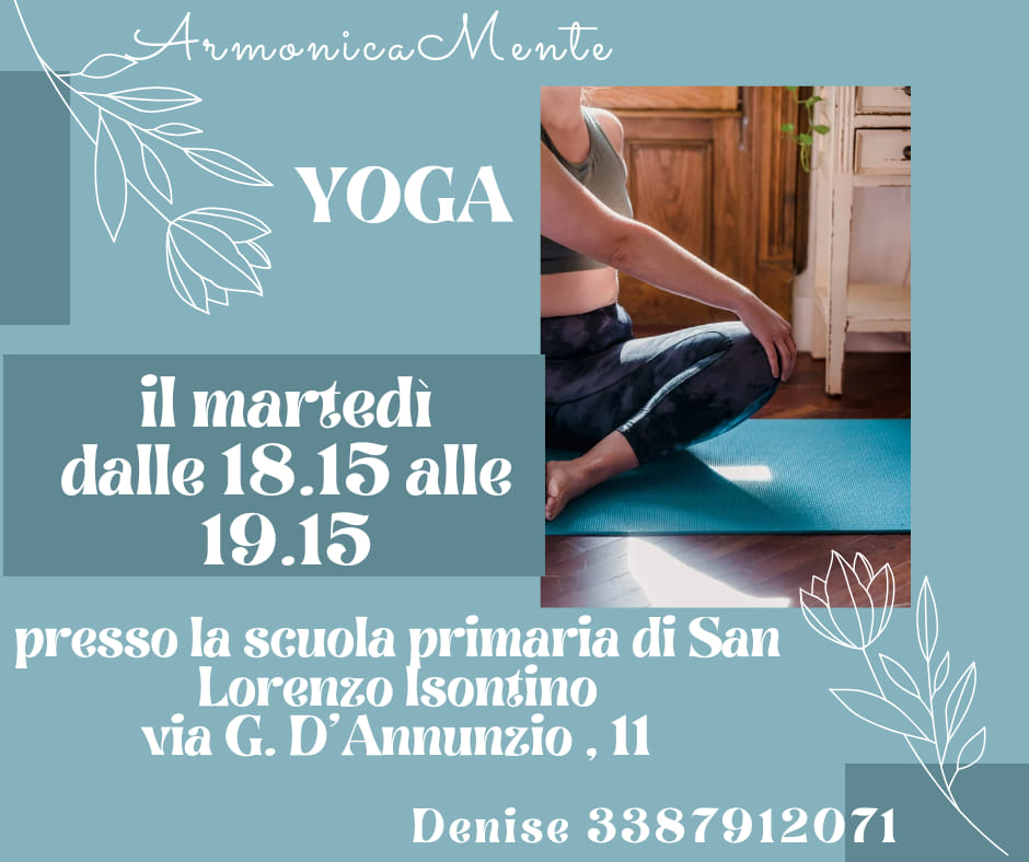 corso di Hatha Yoga a San Lorenzo Isontino